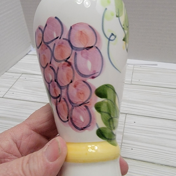 Ganz Casa Bella Candle Holders Ceramic 1-6", 1-10" Grapes Ivy Tuscan - Picture 8 of 14